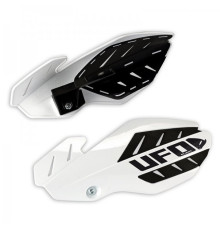 UFO flame захисні рукавиці HONDA crf 250 '12-'17, crf 450 '12-'16 білі/чорні (з кріпленнями)
