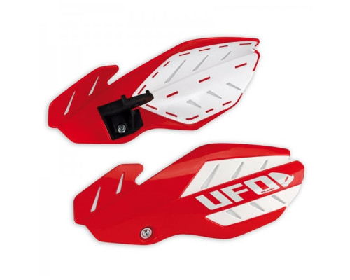 Протипожежні щитки HONDA crf 250 '12-'17, crf 450 '12-'16 червоний/білий (з кріпленнями)