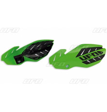 Протипожежні щитки kawasaki kxf 250/450 '13-'17, зелені/чорні (з кріпленнями)