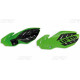 Протипожежні щитки kawasaki kxf 250/450 '13-'17, зелені/чорні (з кріпленнями)