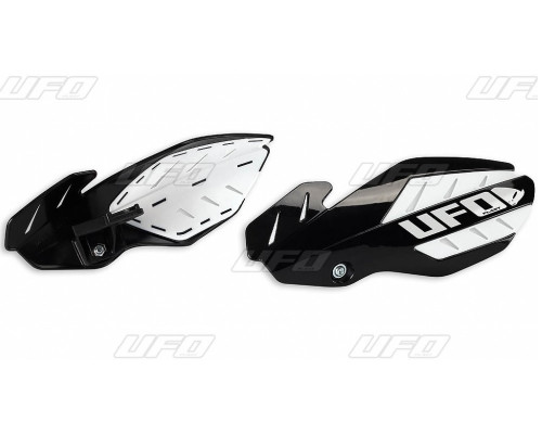 Нарукавники UFO flame ktm sx 125 '14-'15, exc 125 '14-'16, чорні/білі (з фітингами)