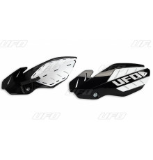 UFO flame поручні suzuki rmz 250/450 '12-'17 чорний/білий (з кріпленнями) -