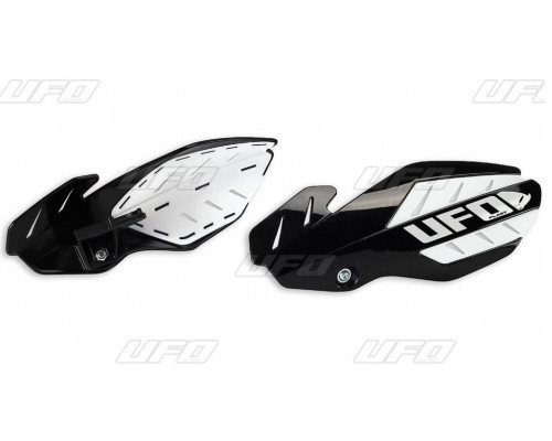 UFO flame поручні suzuki rmz 250/450 '12-'17 чорний/білий (з кріпленнями) -