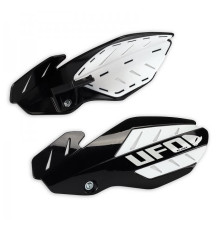 UFO flame захисні крила (поручні) YAMAHA yz 125/250 '14-'17 чорний/білий (з кріпленням) -