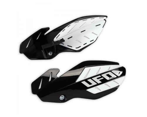 UFO flame захисні крила (поручні) YAMAHA yzf 250/450 '14-'17 чорний/білий (з кріпленням) -