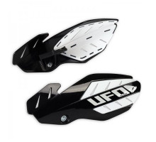 UFO flame захисні крила (поручні) YAMAHA yzf 250/450 '14-'17 чорний/білий (з кріпленням) -