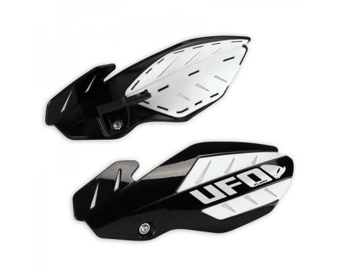 UFO flame захисні крила (поручні) YAMAHA yzf 250/450 '14-'17 чорний/білий (з кріпленням) -