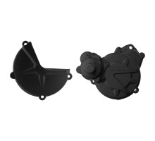Polisport комплект кришки генератора та зчеплення gas gas ec/xc 250/300 '17-'20 чорний (8467600001+8467300001) (8467600001+8467300001)