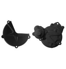 Polisport комплект кришки генератора та зчеплення gas gas ec/xc 250/300 '17-'20 чорний (8467600001+8467300001) (8467600001+8467300001)