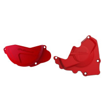 Комплект кришок генератора та зчеплення polisport HONDA crf 250r '13-'17 червоний (8461000002+8441100002)