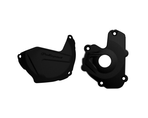 Polisport кришка генератора, кришка зчеплення та кришка водяного насоса комплект beta 300 rr `13-23, xtrainer 300 '16'-23 r червоний (8463300002+8465800002+8484900002)