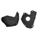 Комплект кришок генератора та зчеплення polisport kawaski kx 250f '17-'21 чорний (8463800001+8435800001)