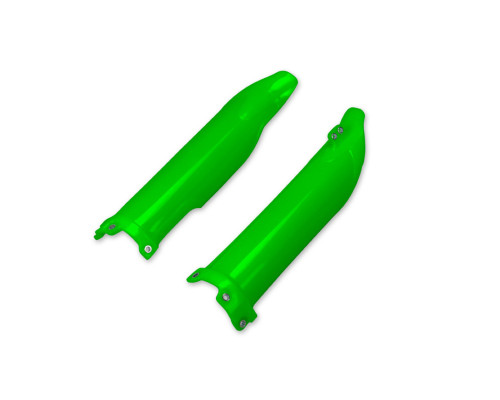 UFO 2024/11 передній телескоп (амортизатор) кришки kawasaki kxf 250 '09-'25, kxf 450 '09-'25 колір зелений