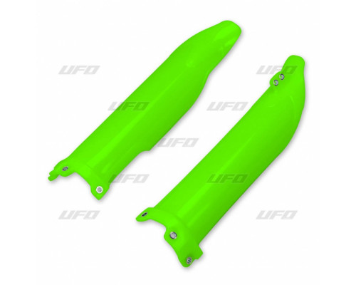 Чохли UFO передній телескоп ( амортизатор) kawasaki kxf 250 '09-'25, kxf 450 '09-'25 зелений fluoресцентний