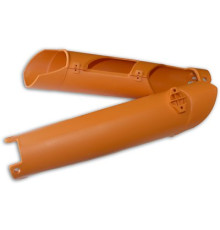 Чохли на передні амортизатори UFO ktm sx/sxf '07-'14, exc '08-'15 оранжеві oem 7800109410004