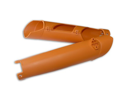 Чохли на передні амортизатори UFO ktm sx/sxf '07-'14, exc '08-'15 оранжеві oem 7800109410004