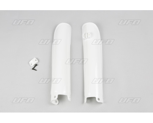 Чохли на передні амортизатори UFO ktm sx/sxf '01-'06, exc '01-'07 білі