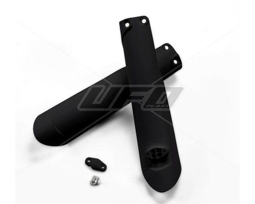 Кожухи (амортизатори) телескопів UFO передні ktm sx/sxf '15-'20, exc/excf '16-'20 tpi, колір чорний