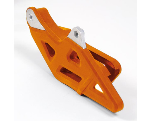 Направляюча ланцюг racetech (rtech) ktm sx/sxf 125/150/250/350/450 '08-'22, tc/fc 125/250/350/450 '15-'22 gas gas mc/ec '21-'22 помаранчева (армована алюмінієм) (kt04028127)