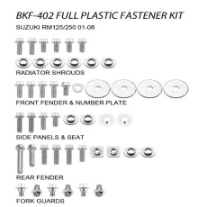 Набір пластикових гвинтів suzuki rm 125/250 '01-08 (bkf-402)