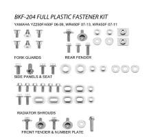 Набір пластикових гвинтів accel YAMAHA yzf 250/450 '06-09, wrf 250 '07-13, wrf 450 '07-11 (bkf-204)