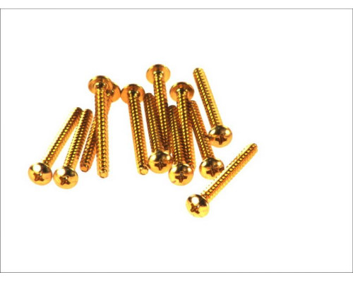 V parts (vicma) комплект болтів обтічника m5x50 (12шт) золотий колір (rc550or)