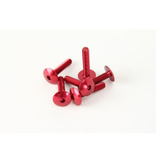 V parts (vicma) комплект болтів обтічника m6x30 (6шт) червоні (шестигранні) (ta630r)