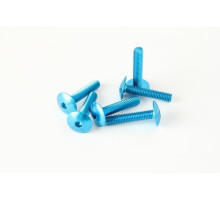 V parts (vicma) комплект болтів обтічника m6x30 (6 шт.) сині (шестигранні) (ta630az)