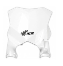Стартовий номер  UFO kawasaki kxf 250 17-19, kxf 450 16-19 білий (ступінь з кришками амортизаторів)