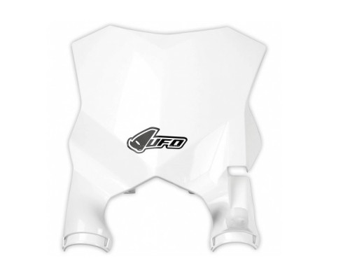 Стартовий номер UFO kawasaki kxf 250 17-19, kxf 450 16-19 білий (ступінь з кришками амортизаторів)