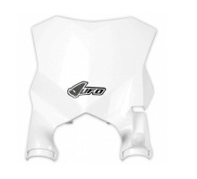 Стартовий номер  UFO kawasaki kxf 250 17-19, kxf 450 16-19 білий (ступінь з кришками амортизаторів)