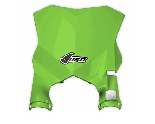 Стартовий номер UFO kawasaki kxf 250 17-19, kxf 450 16-19 зелений (етап з кришками амортизаторів)