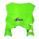 Стартовий номер UFO kawasaki kxf 250 17-19, kxf 450 16-19 fluoресцентно-зелений (ступінь з кришками амортизаторів)