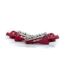 Підніжки accel HONDA crf 250/450r,x '04-'17,crf150r '07-'16,cr125/250 '02-'07,алюміній 7075,колір червоний,ширина регулюється