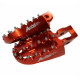 Підніжки accel ktm exc/excf 250/300/350/450/500 '17-20 помаранчеві (комплект 2 шт)