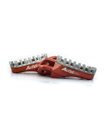Підніжки accel ktm sx/sxf/exc/excf '02-'15, регульовані по ширині, колір помаранчевий, (комплект 2 шт)