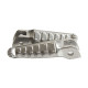 Biketec parts комплект підніжок (підставки для ніг) ducati 899 panigale '14-15, 1199 panigale '12-14 колір срібло