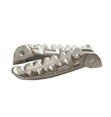 Biketec parts комплект підніжок (підставки для ніг) ducati 899 panigale '14-15, 1199 panigale '12-14 колір срібло