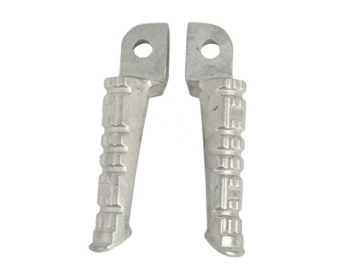 Biketec parts комплект підніжок (підставки для ніг) hyosung gt 250r '04-17, gt 650r '04-17 колір срібло