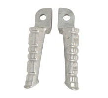 Biketec parts комплект підніжок (підставки для ніг) hyosung gt 250r '04-17, gt 650r '04-17 колір срібло