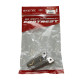 Biketec parts комплект підніжок водія (підставки для ніг) bmw k 1300s/r '08-13, k 1200r/s '03-08, f 800r '05-13, r 1200s hp2 '04-06 колір срібло