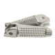 Biketec parts комплект підніжок водія (підставки для ніг) bmw k 1300s/r '08-13, k 1200r/s '03-08, f 800r '05-13, r 1200s hp2 '04-06 колір срібло