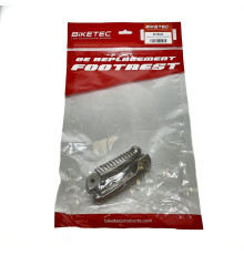 Biketec parts комплект підніжок водія (підставки для ніг) ducati 848/1098/1198 '08-13 колір срібло