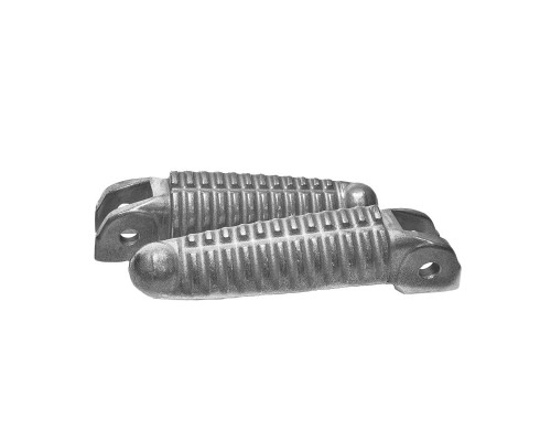 Biketec parts комплект підніжок водія (підставки для ніг) ducati 848/1098/1198 '08-13 колір срібло