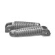Biketec parts комплект підніжок водія (підставки для ніг) ducati 848/1098/1198 '08-13 колір срібло