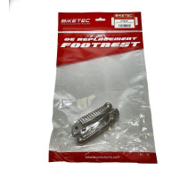 Biketec parts комплект підніжок водія (підставки для ніг) ducati 848/1098/1198 '08-13 колір срібло