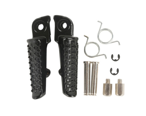 Biketec parts комплект підніжок водія (підставки для ніг) в комплекті з кріпленнями HONDA cbr 600rr '03-06, cbr 1000 rr '04-14, cbr 1000r '08-11 колір чорний