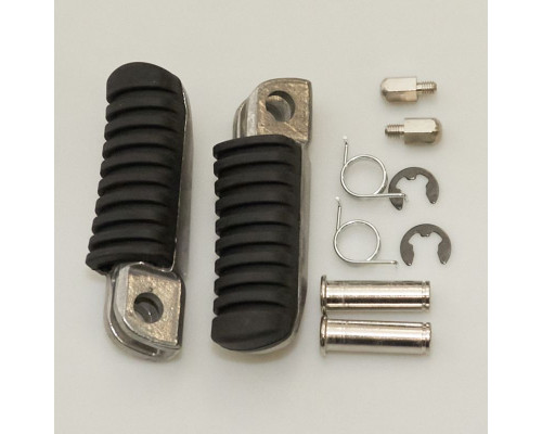 Biketec parts комплект підніжки водія в комплекті з кріпленнями kawasaki zrx 400 '93-07, zrx 1100/1200 '97-11, z 750/1000 '03-06, ex 250/r '08-13, zzr 1100 '93-02, zx-9r '94-97, (оригінальна заміна)