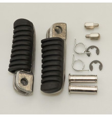 Biketec parts комплект підніжки водія в комплекті з кріпленнями kawasaki zrx 400 '93-07, zrx 1100/1200 '97-11, z 750/1000 '03-06, ex 250/r '08-13, zzr 1100 '93-02, zx-9r '94-97, (оригінальна заміна)