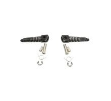 Biketec parts rider комплект підніжок в комплекті з кріпленнями kawasaki zx-6r/zx-10r '03-13, ninja 650r '06-13, er6 '09-10, kle 650 '08-13, z 750 '04-11, z 1000 '03-13, z 1000sx '11-13 колір чорний